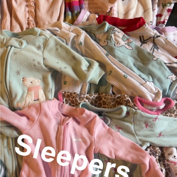 Name brand baby girl clothes (size NB/0-3M)